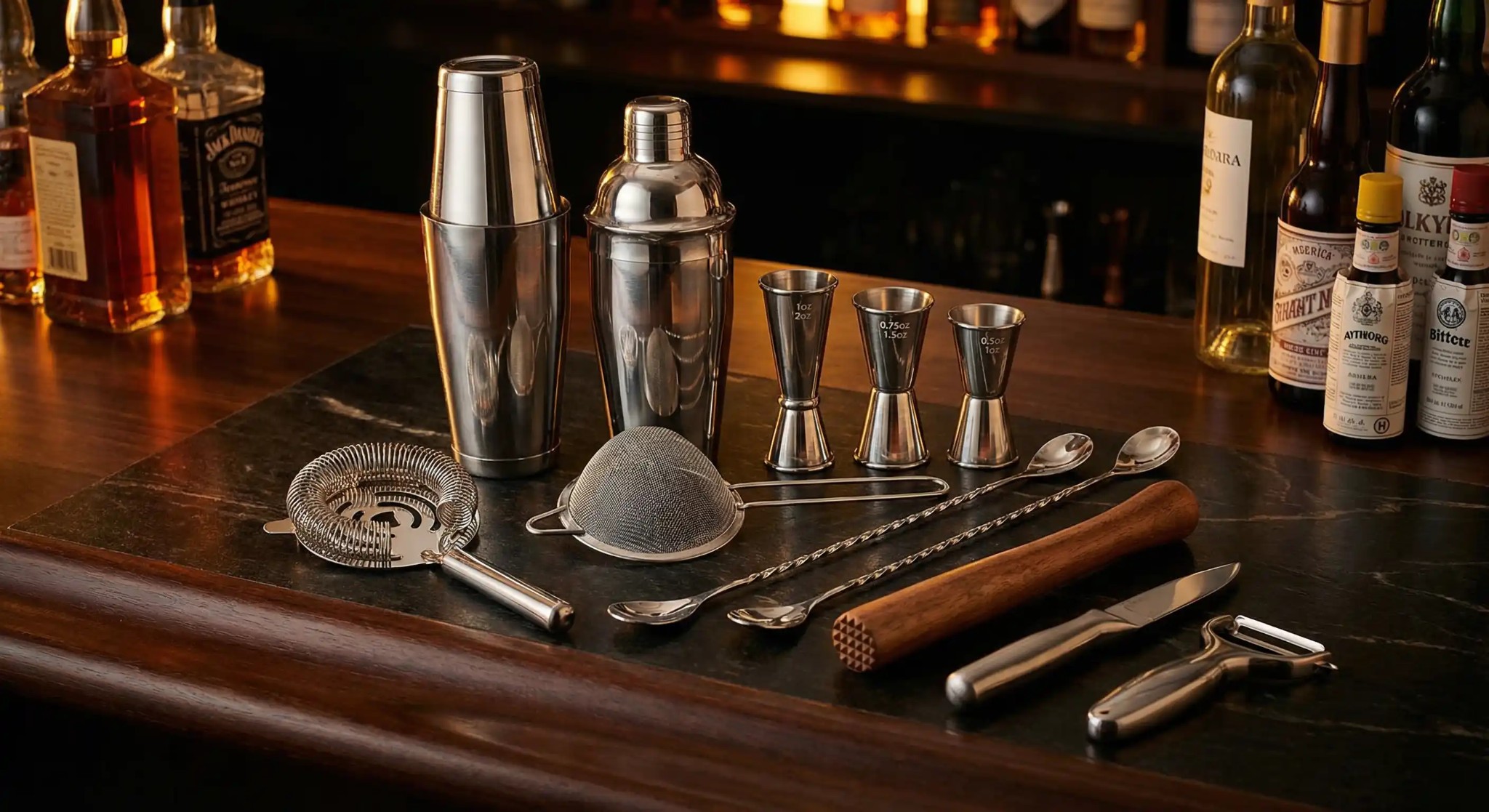 Friendly bartender serving customer in hospitality setting showing bartending classes service skills